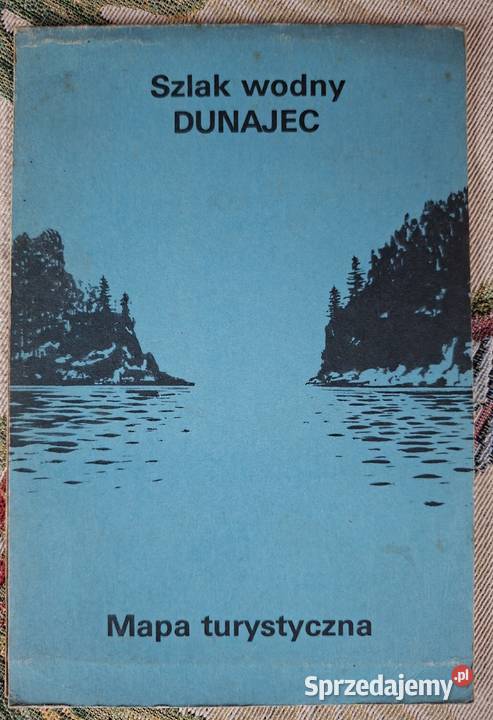 Szlak wodny Dunajec mapa turystyczna miękka Kraków