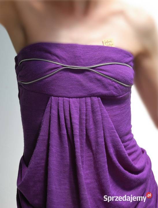 Sukienka wieczorowa Zara 38 M fiolet zamki Zara Lublin