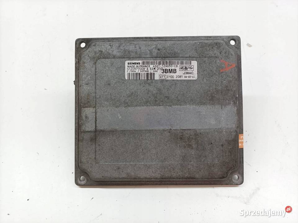 STEROWNIK SILNIKA 4S6112A650CB S120977005 Ford osobowe świętokrzyskie