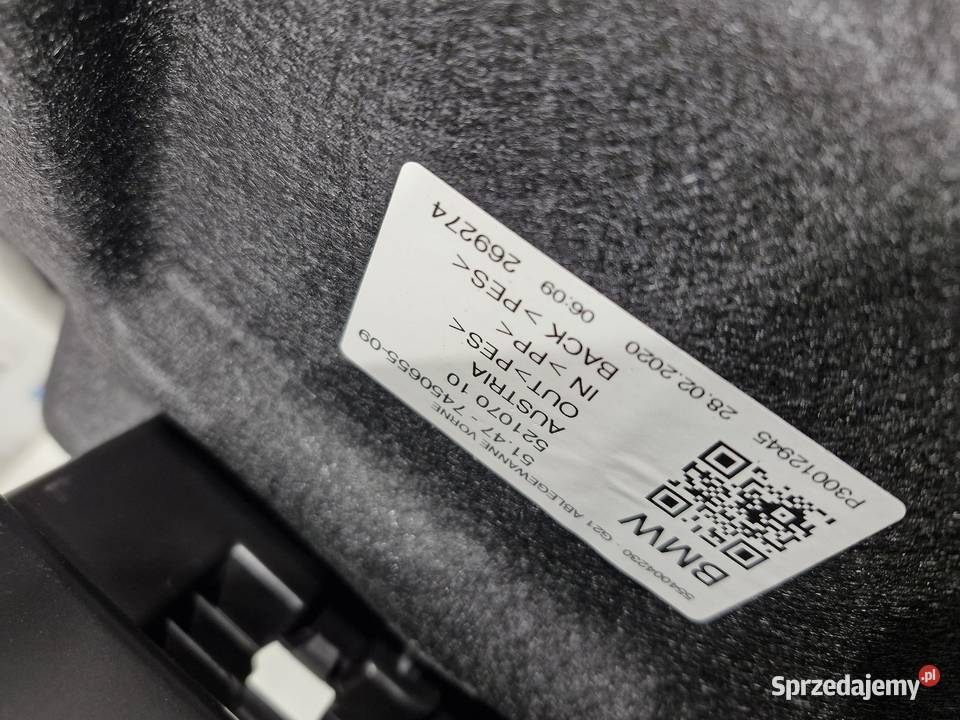 BMW G21 WYKŁADZINA PODŁOGI BAGAŻNIKA 7450655