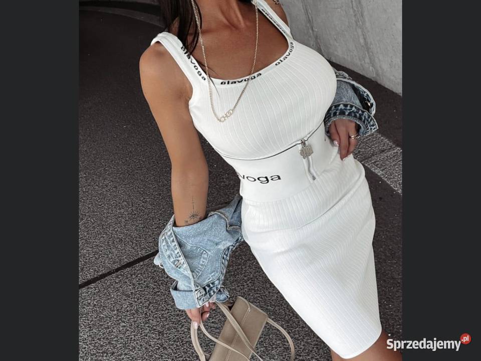 Sukienka Letnia Damska OLAVOGA S SM Biała NOWA Nowa Sól