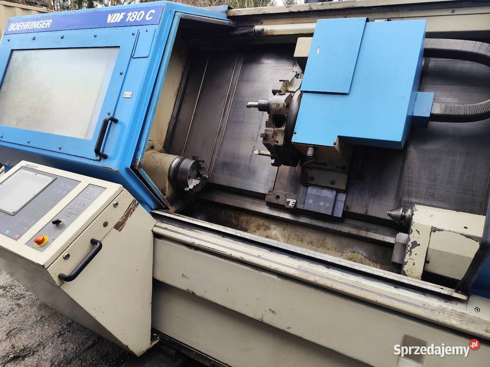 Tokarka do metalu CNC Boehringer Siemens 8 ton Produkcja Maków Podhalański