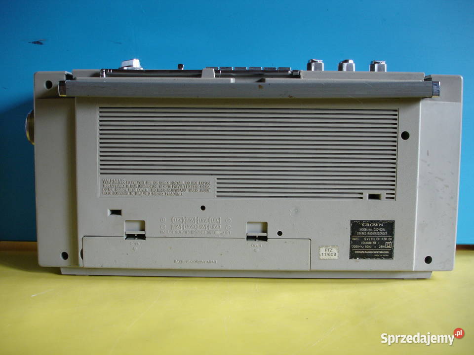 Radiomagnetofon CROWN CSC935 Radioodtwarzacze