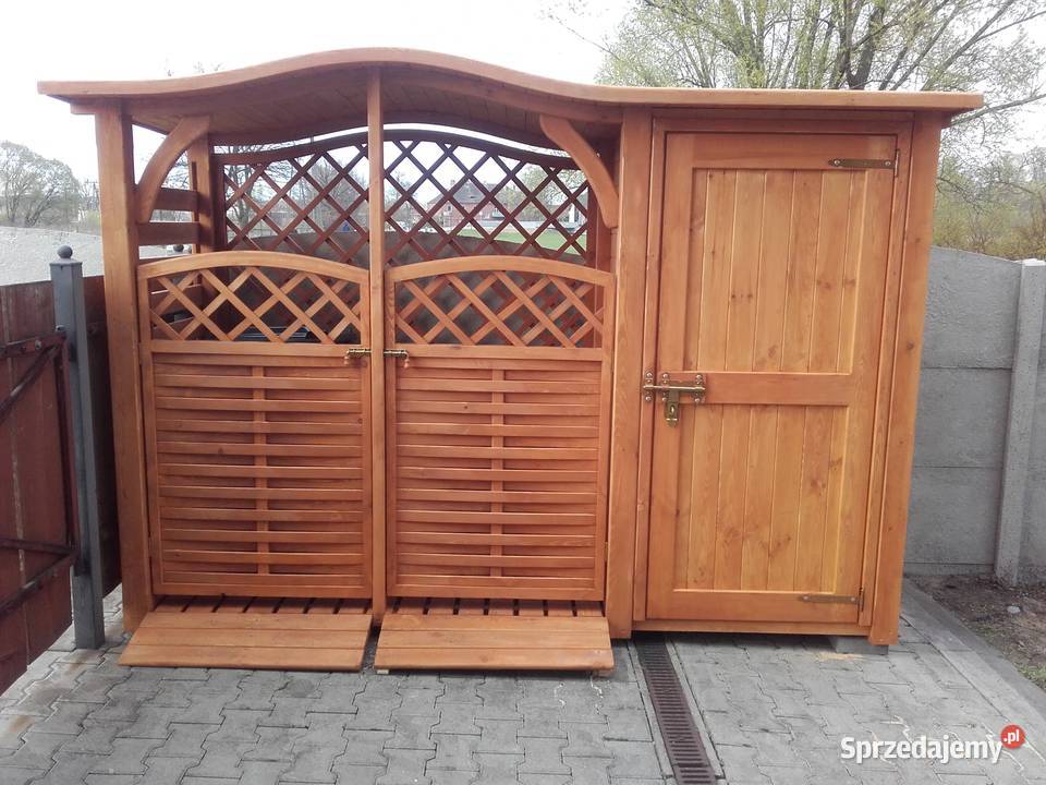 Zadaszenie na kosz 2 x 11m narzędziówka 1 x 11m Kalety