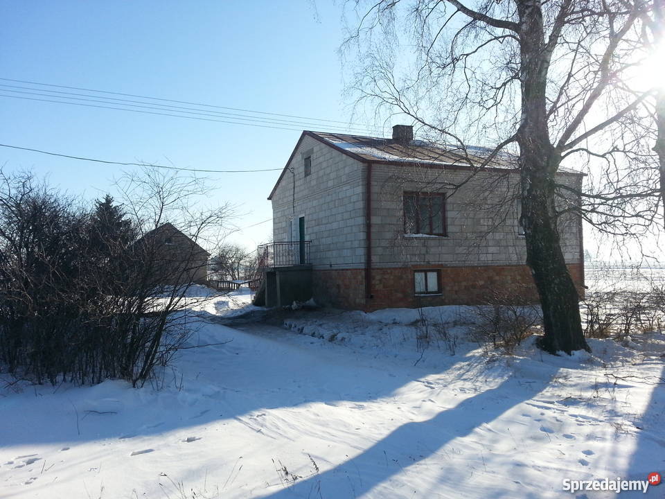 Działka rolna z domem Łazów 1m