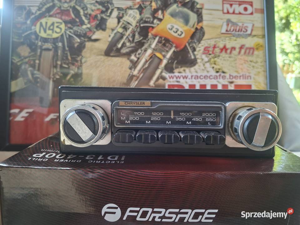 Radio chrysler oldtimer sprawne super stan Elektronika