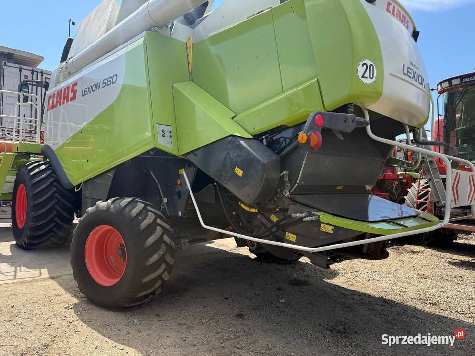 Kombajn zbożowy Claas Lexion 580 heder V750 Nowa Ruda