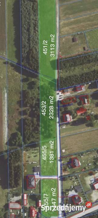 Działki z WZ w m Bialocin 1441m2 łódzkie Białocin