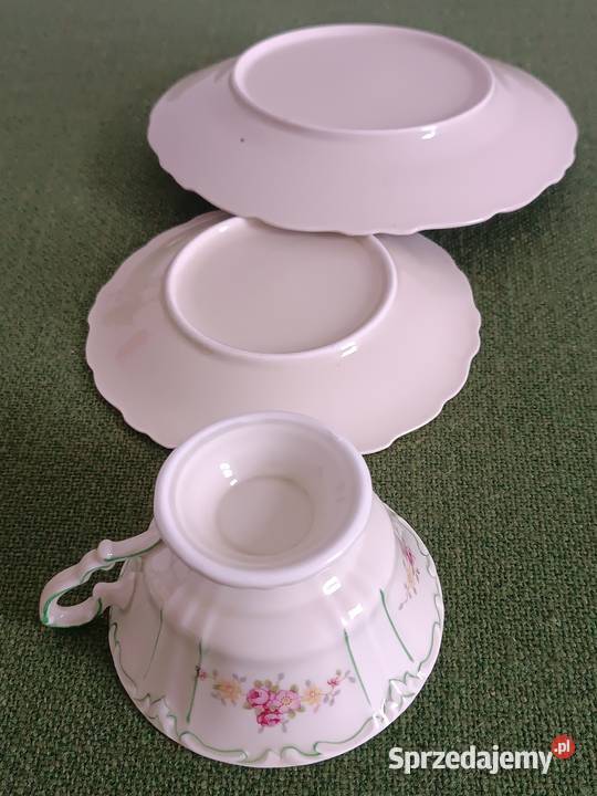 Zestaw śniadaniowy porcelana bez sygnatury