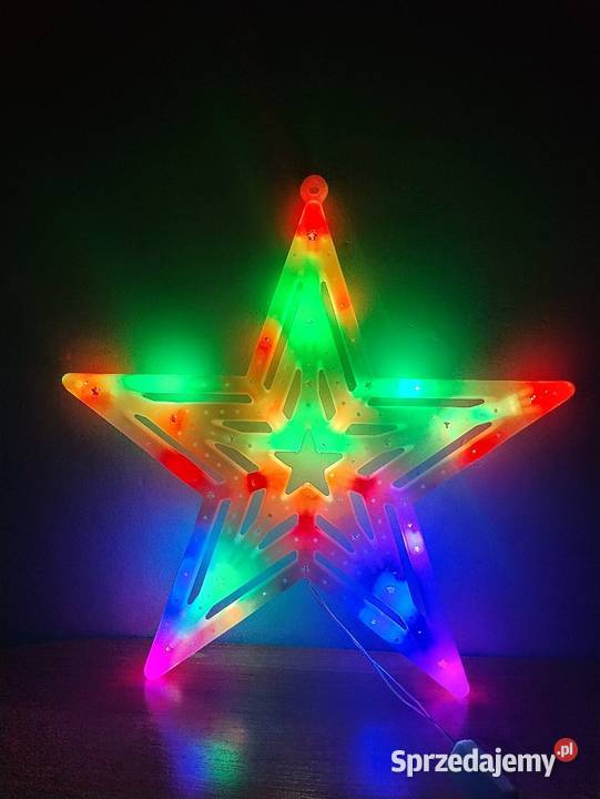 Ozdoba świąteczna LED do okna Gwiazdka Blachownia sprzedam