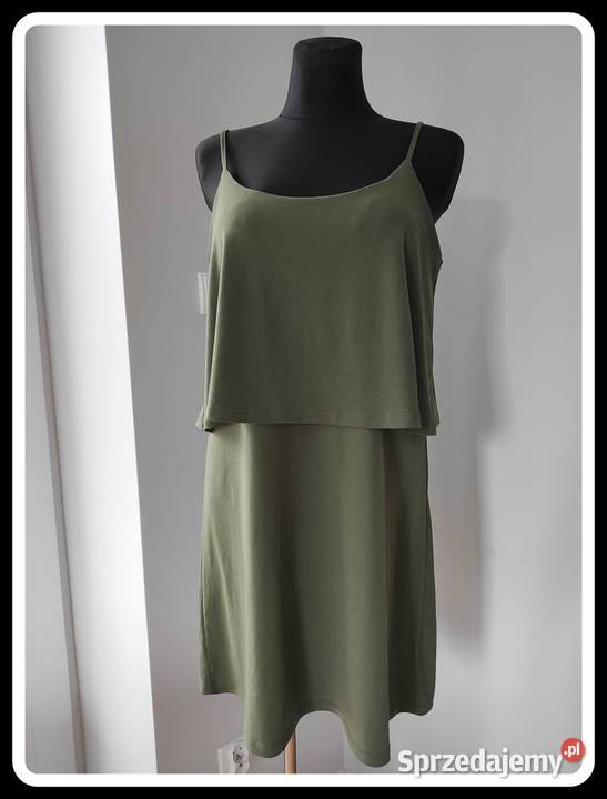 Reserved sukienka na ramiączkach khaki 42 XL Płock