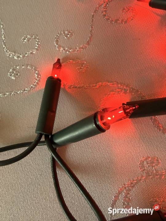 Lampki Choinkowe Goliat 100 lampek 55m Czerwone Czerwionka-Leszczyny sprzedam