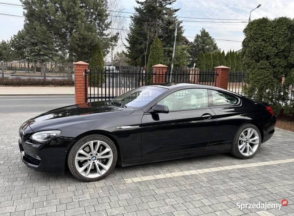 BMW 6 Coup 640d 313 Salon Polska Bezwypadkowy elektrochrom. lusterko wst. mazowieckie Warszawa