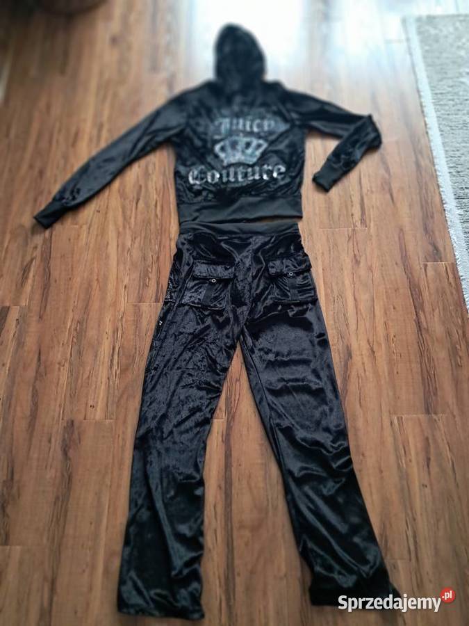 fajny nowy czarny dresik z cekinami dziewczynki Sandomierz