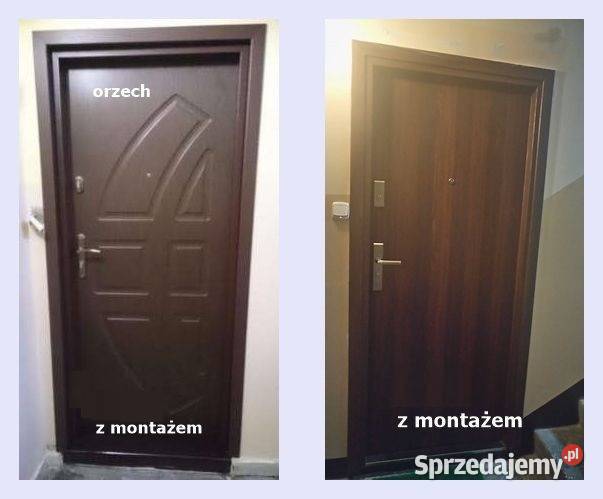 Drzwi z montażem zewnętrzne wewnątrzklatkowe Zabrze