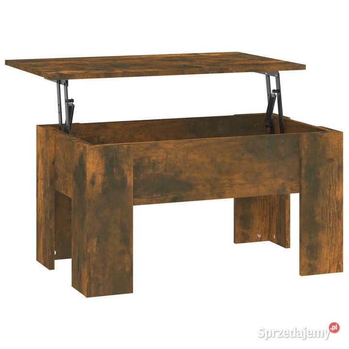 Stolik kawowy przydymiony dąb 79x49x41 WM819281 Stoły Warszawa sprzedam