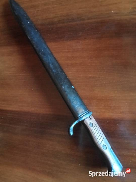 Bagnet niemiecki pruski mod 9805 liść 1917 I wś Grójec