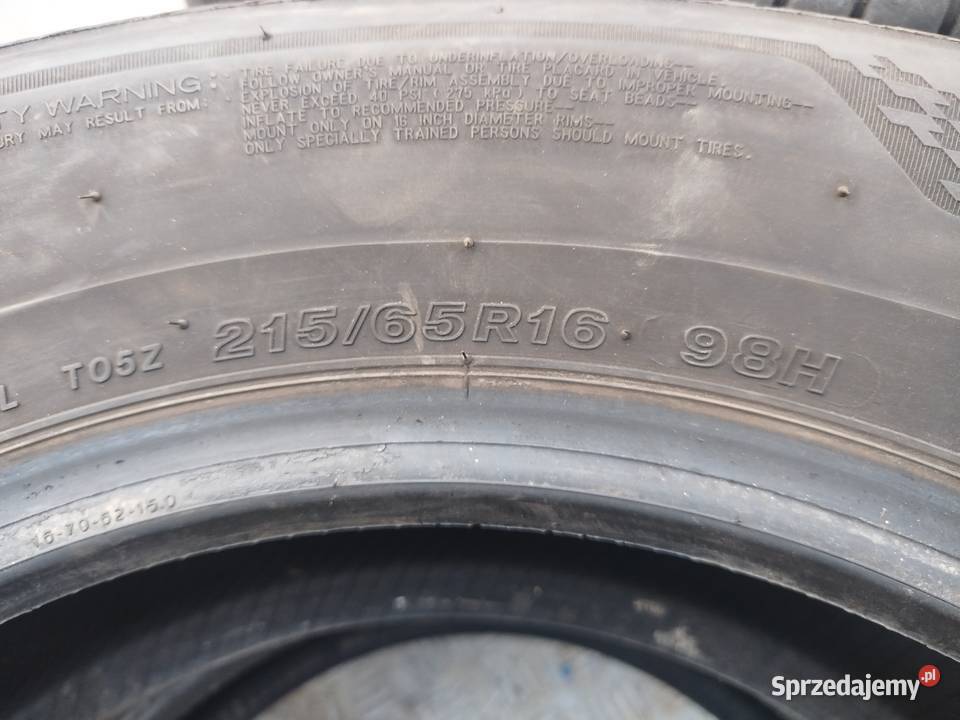 Opony letnie 98h Bridgestone turanza 21565r16 Dylągówka