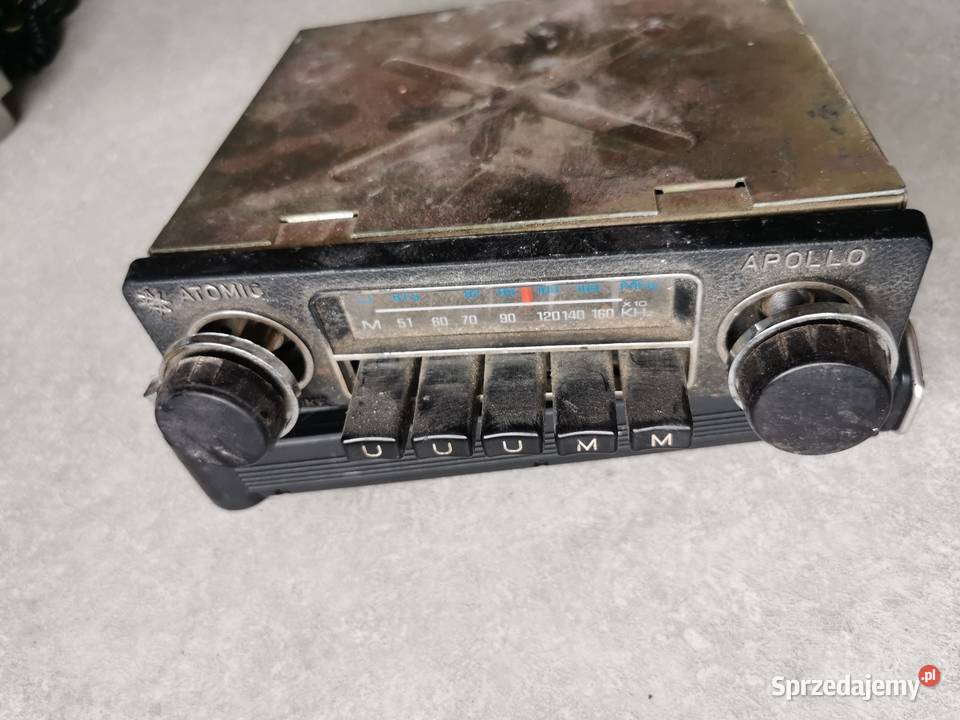 Stare Radio Samochodowe PRL 1974 Apollo Części samochodowe