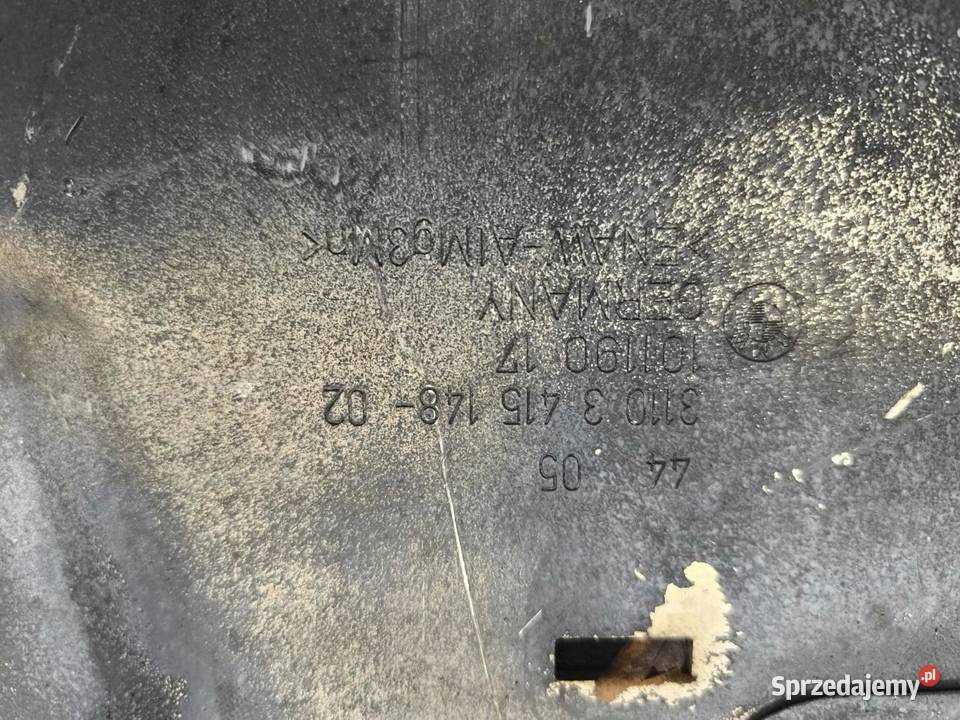 OSŁONA PŁYTA POD SILNIK 20D BMW X3 E83 3415148 Osłony silnika
