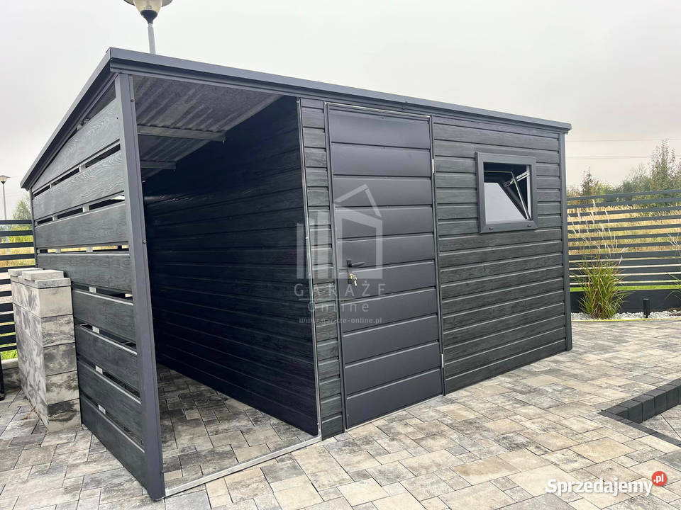 Schowek Domek Ogrodowy 3x25 wiata 1x25m drzwi wielkopolskie Chodzież