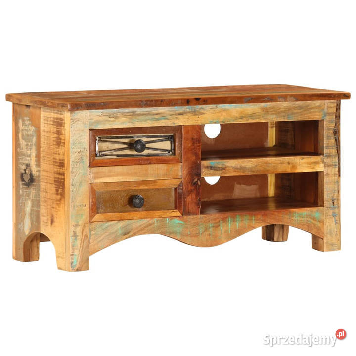 Szafka pod TV 80x30x40 lite drewno z odzysku mazowieckie Warszawa