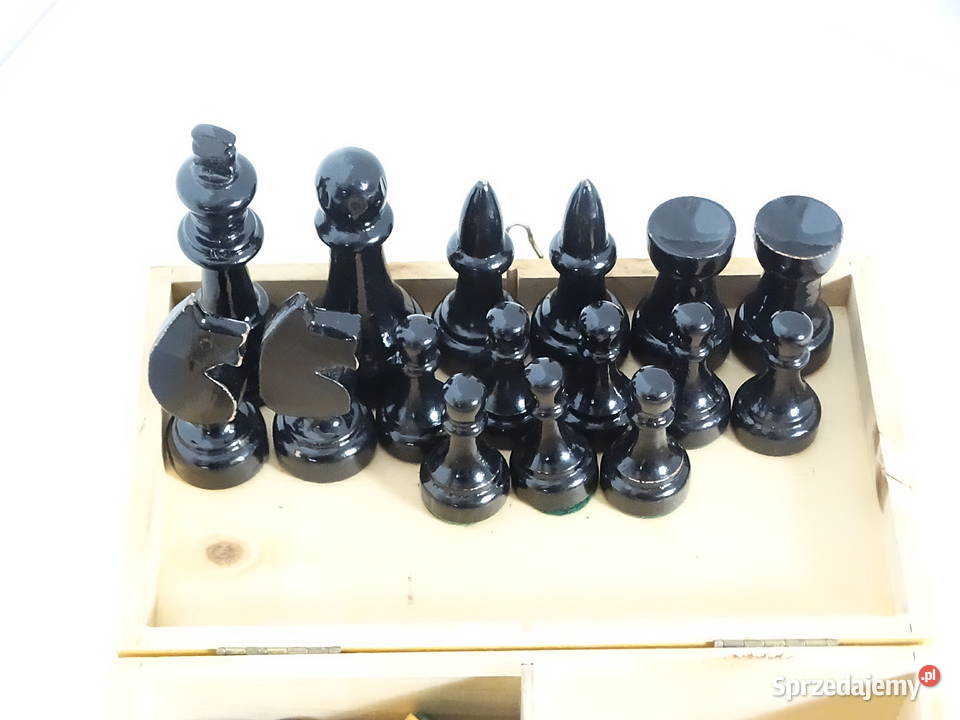 Oryginalne Szachy Drewniane 1961 SC Zuffenhausen Biłgoraj