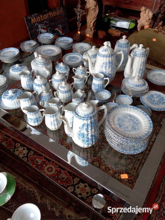 Porcelana zestaw kawowy cebulowy