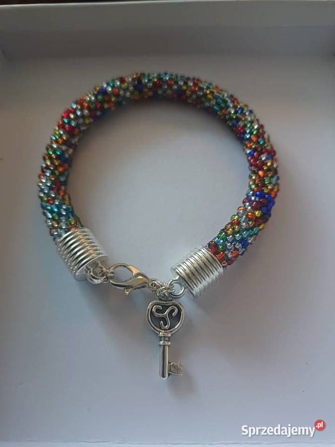 Bransoletka handmade z koralików Ostrów Mazowiecka