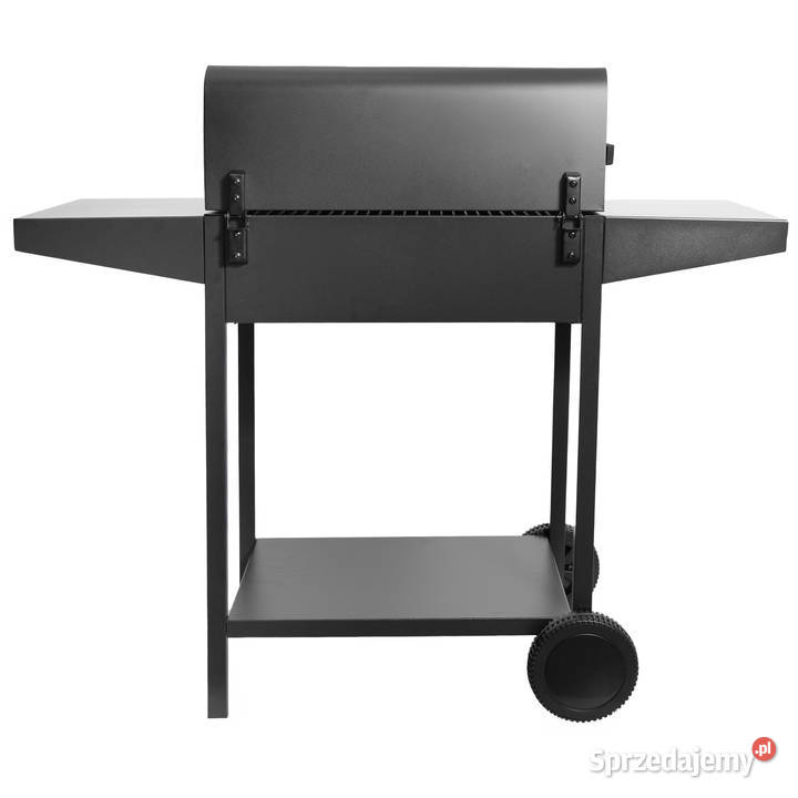 Duży grill węglowy ogrodowy ruszt z pokrywą Poznań