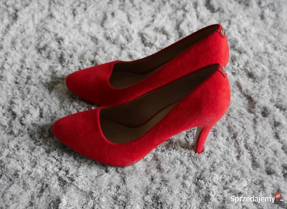 Jenny Fairy śliczne czerwone szpilki 38 inna Wrocław