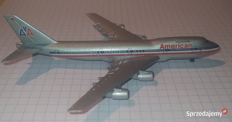Model samolotu Boeing 747 firmy SCHABAK Germany pomorskie Gdańsk sprzedam
