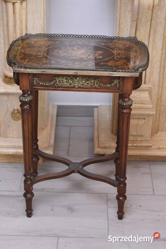 Drewniany Stolik Francuski Stół Biurowy Empire Kraków sprzedam