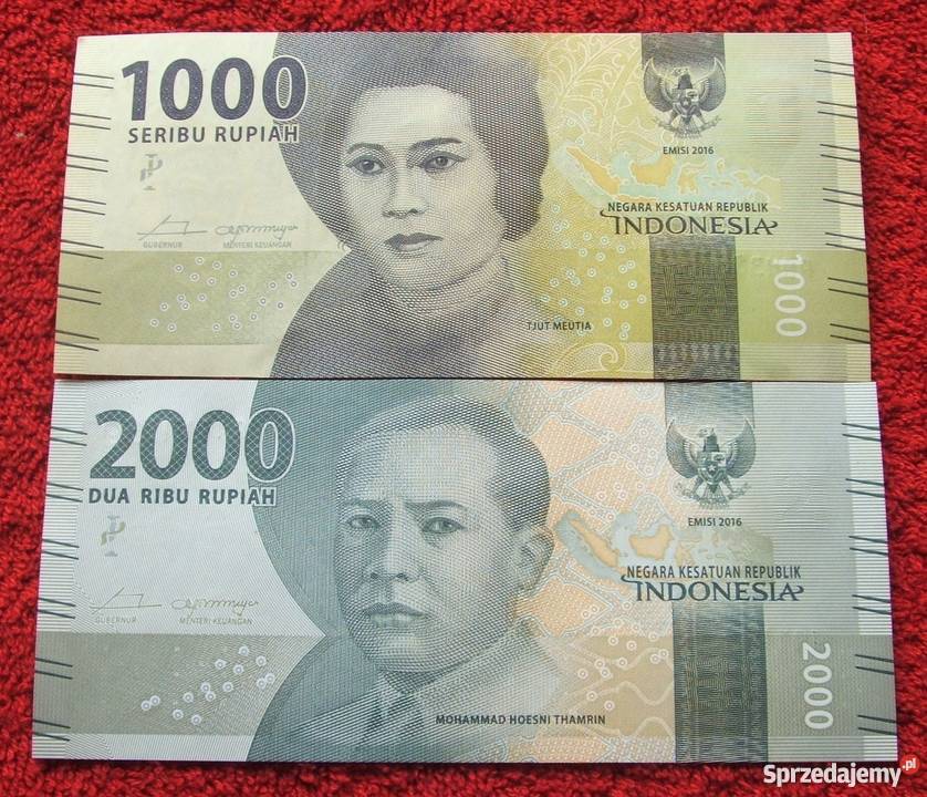 INDONEZJA 2 Kolekcjonerskie Banknoty Zestaw 2 Katowice