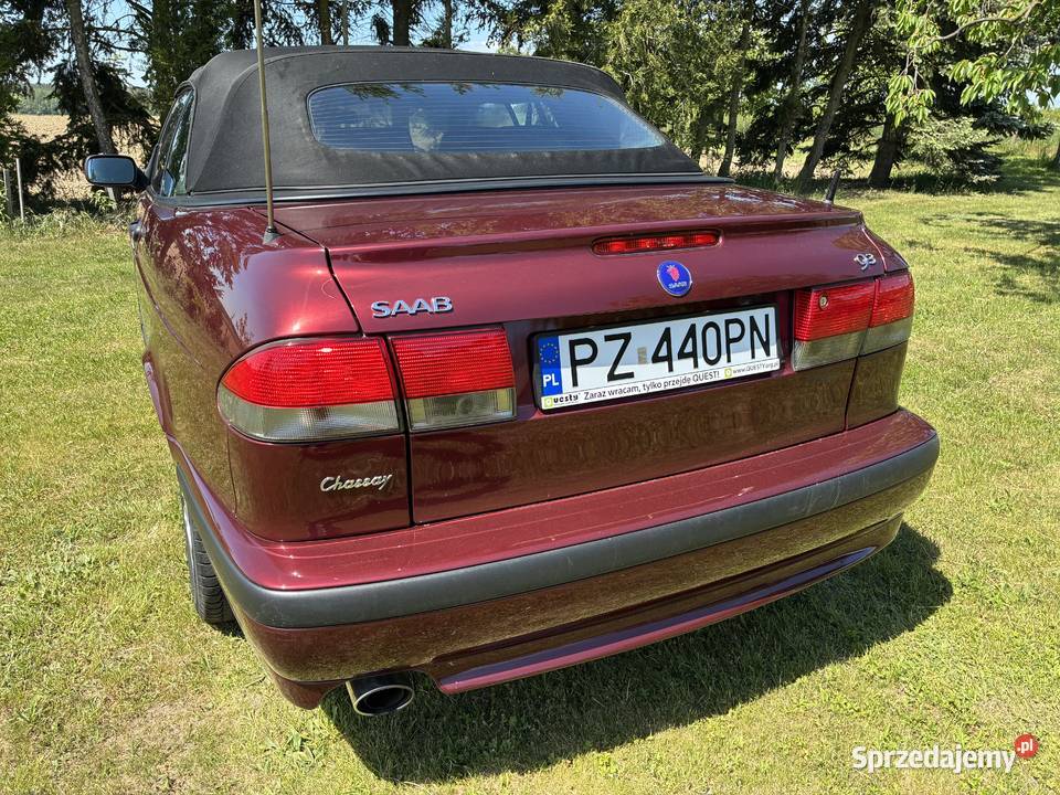 Saab 93 cabrio 20 Turbo LPG ładny Rok produkcji 2003