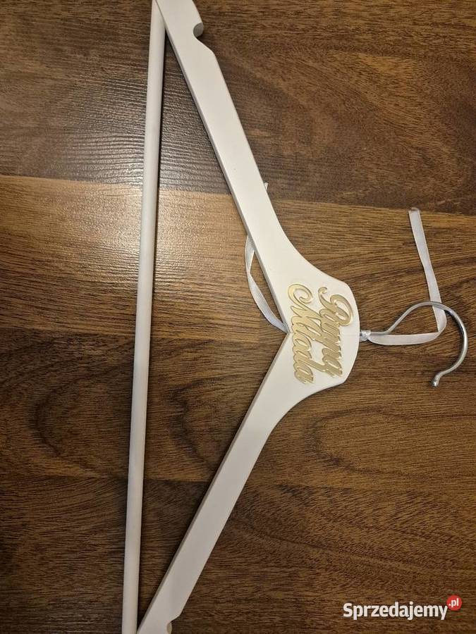 serdecznie sprzedam wieszak Panna Młoda biały małopolskie sprzedam