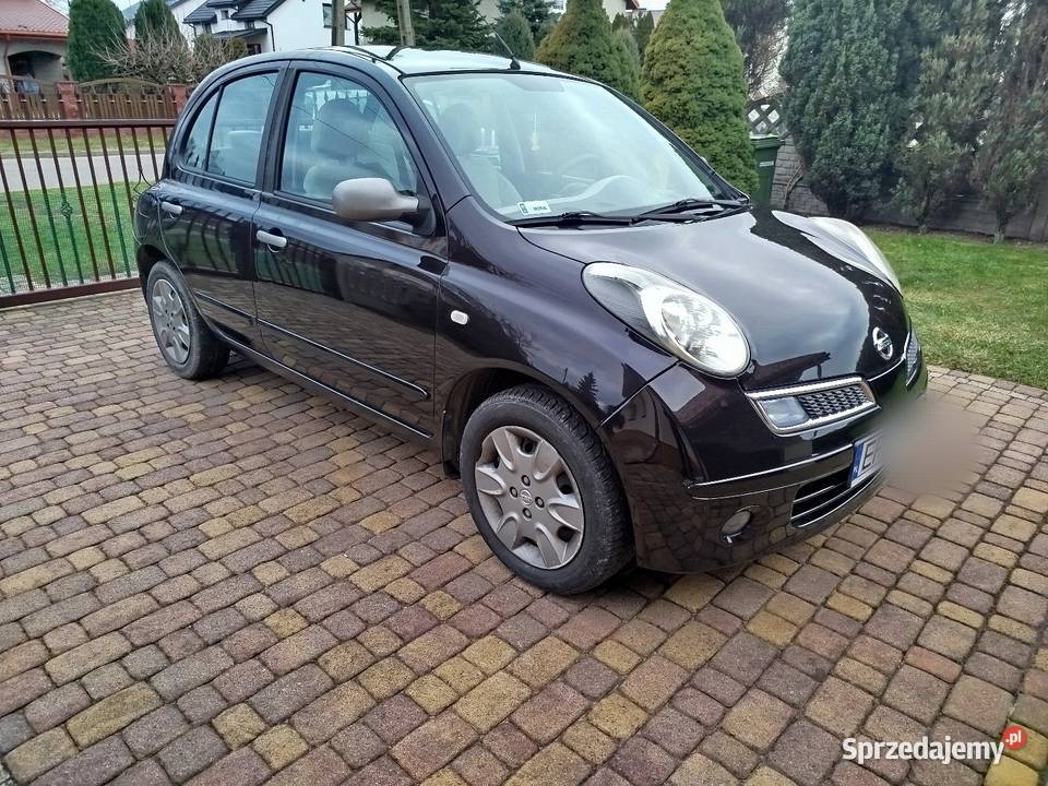Nissan Micra K12 TH 25 2009 r Niski przebieg Pajęczno