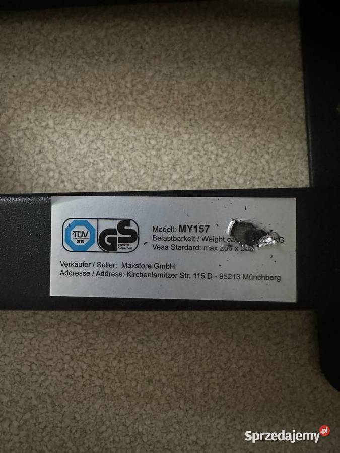 MOUNTY TV uchwyt ścienny 200x200 Łódź