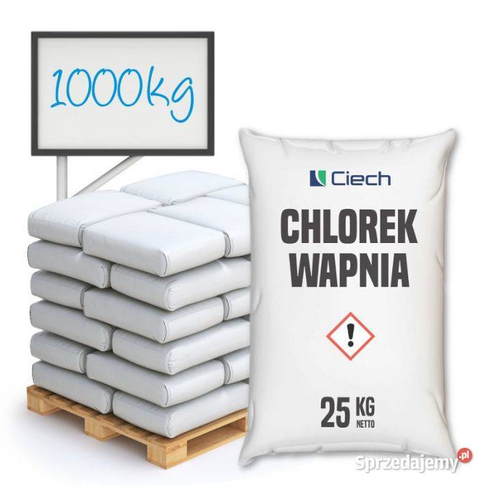 Chlorek wapnia techniczny 1000 eko sól drogowa Pozostałe dolnośląskie Brzeg Dolny