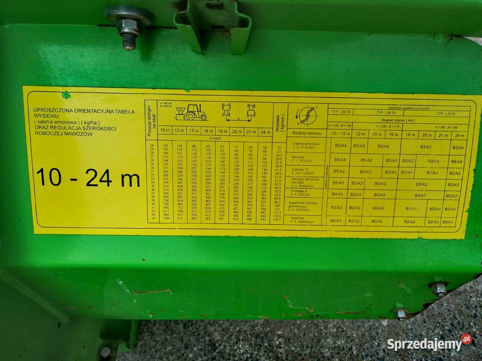 Rozsiewacz nawozu unia mx 400 Żnin