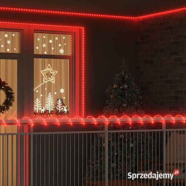 vidaXL Lina świetlna z 1200 diodami LED Czerwony mazowieckie Warszawa