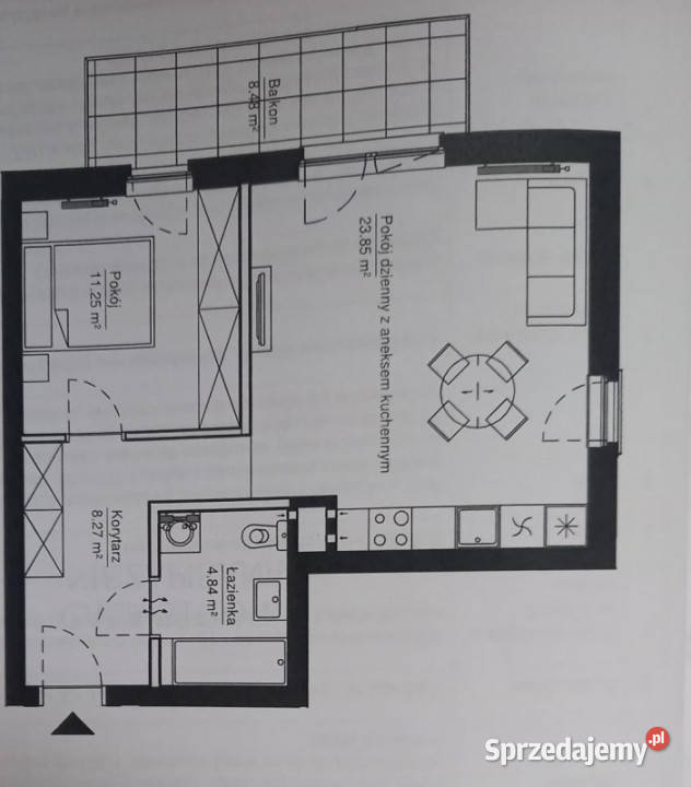 49m2 2 POKOJE TARAS MIESZKANIE NOWE DWUSTRONNE mazowieckie