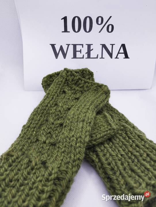 Mitenki rękawiczki 100 wełna handmade Dla kobiet warmińsko-mazurskie Olsztyn