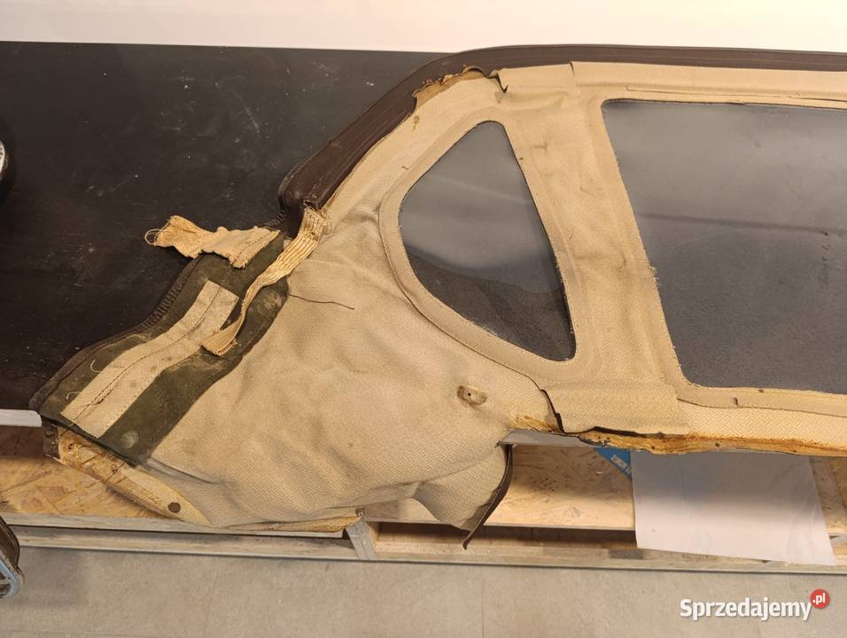 Mercedes R129 SL Dach materiałowy miękki Softop wielkopolskie Poznań