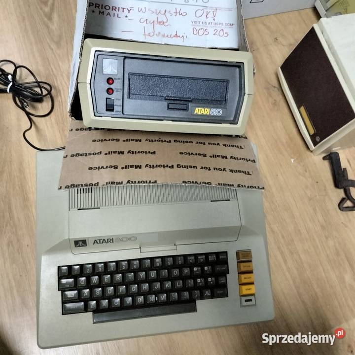 Atari 800 i stacja Atari 810 łódzkie Pabianice