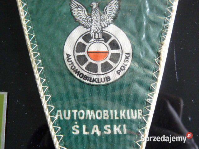 Proporczykplakietka startowa 1 Rajd Slaski 1967 Antyki Rzeszów