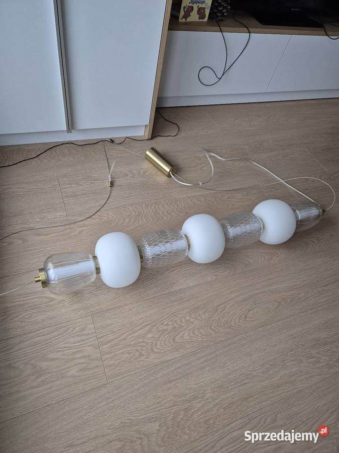 Duża lampa wisząca Caro złota LED Milagro Warszawa