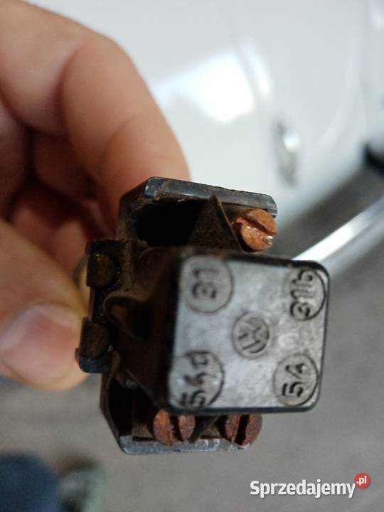 VW Garbus dodatkowy włącznik z gałką 3 piny wyposażenie elektryczne mazowieckie Gołków