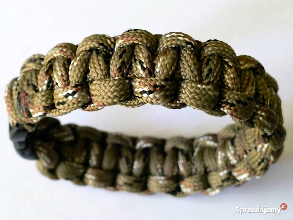 Bransoletka z paracordu splot Cobra