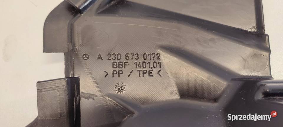 MERCEDES SL R230 OSŁONA ZAŚLEPKA BAGAŻNIKA LEWA Części samochodowe dolnośląskie